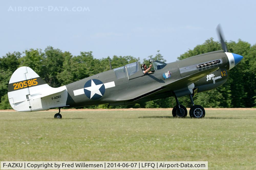 F-AZKU, 1942 Curtiss P-40N Warhawk C/N 29677, 