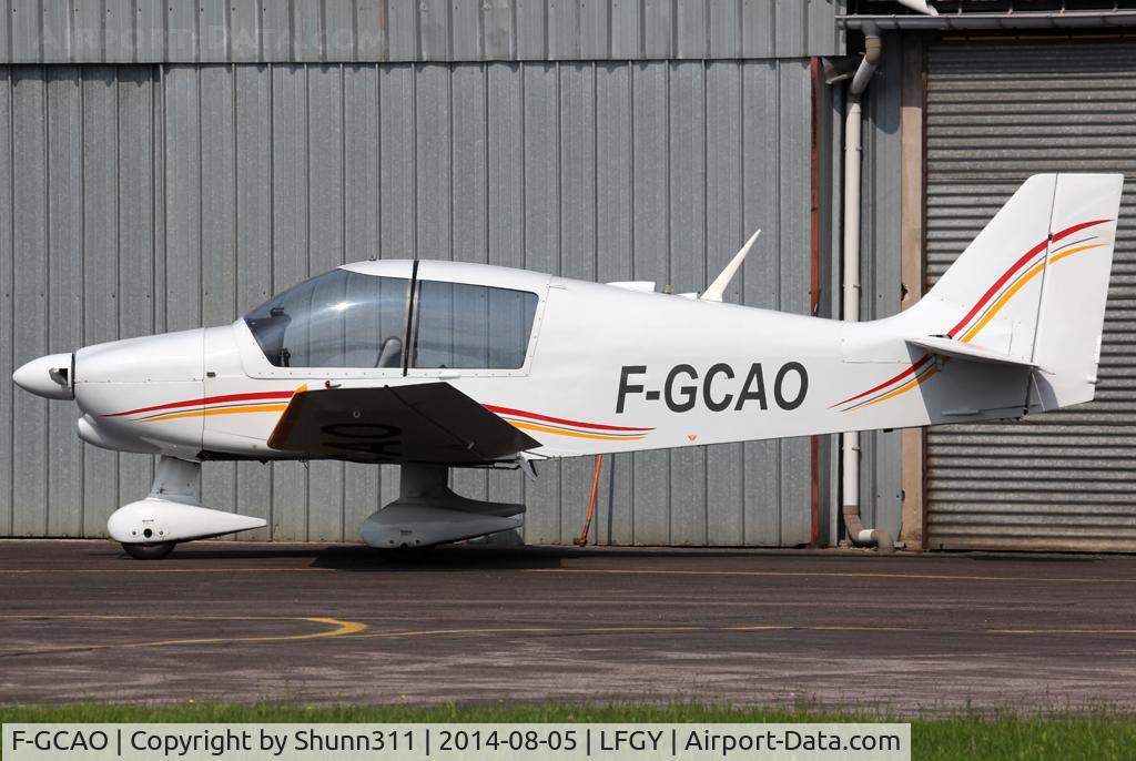 F-GCAO, Robin DR-400-108  Dauphin 2+2 C/N 1428, Parked at the Airclub...