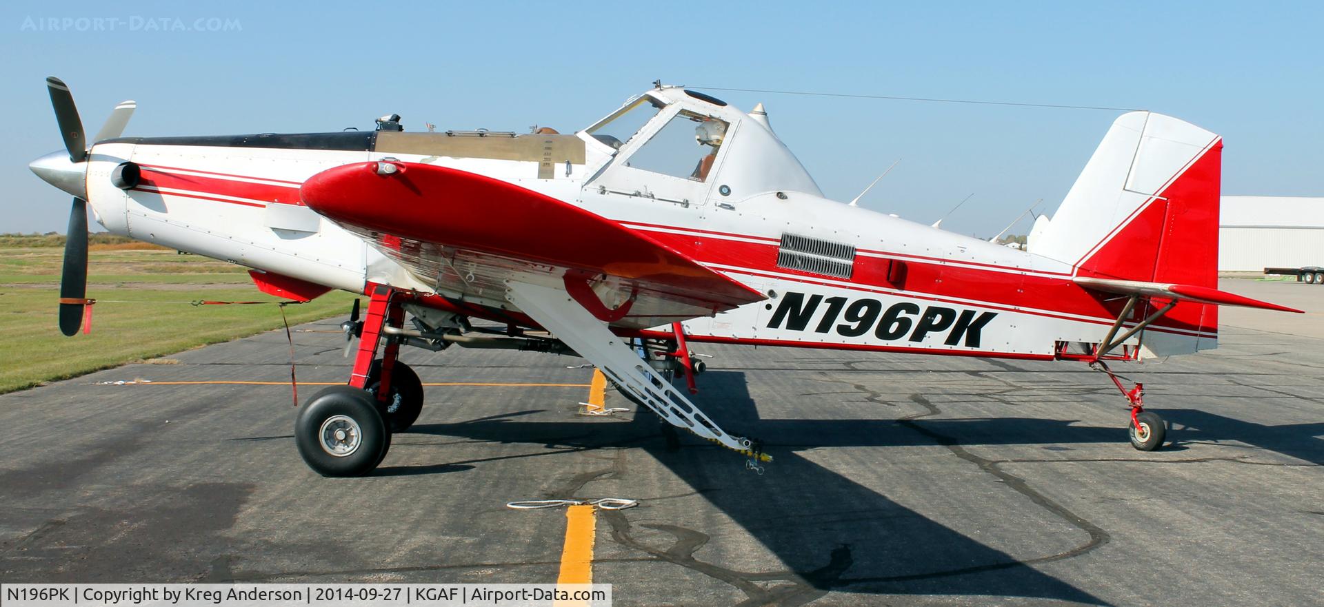 N196PK, 1996 Air Tractor Inc AT-502B C/N 502B-0364, Air Tractor AT-502B on the ramp in Grafton, ND.