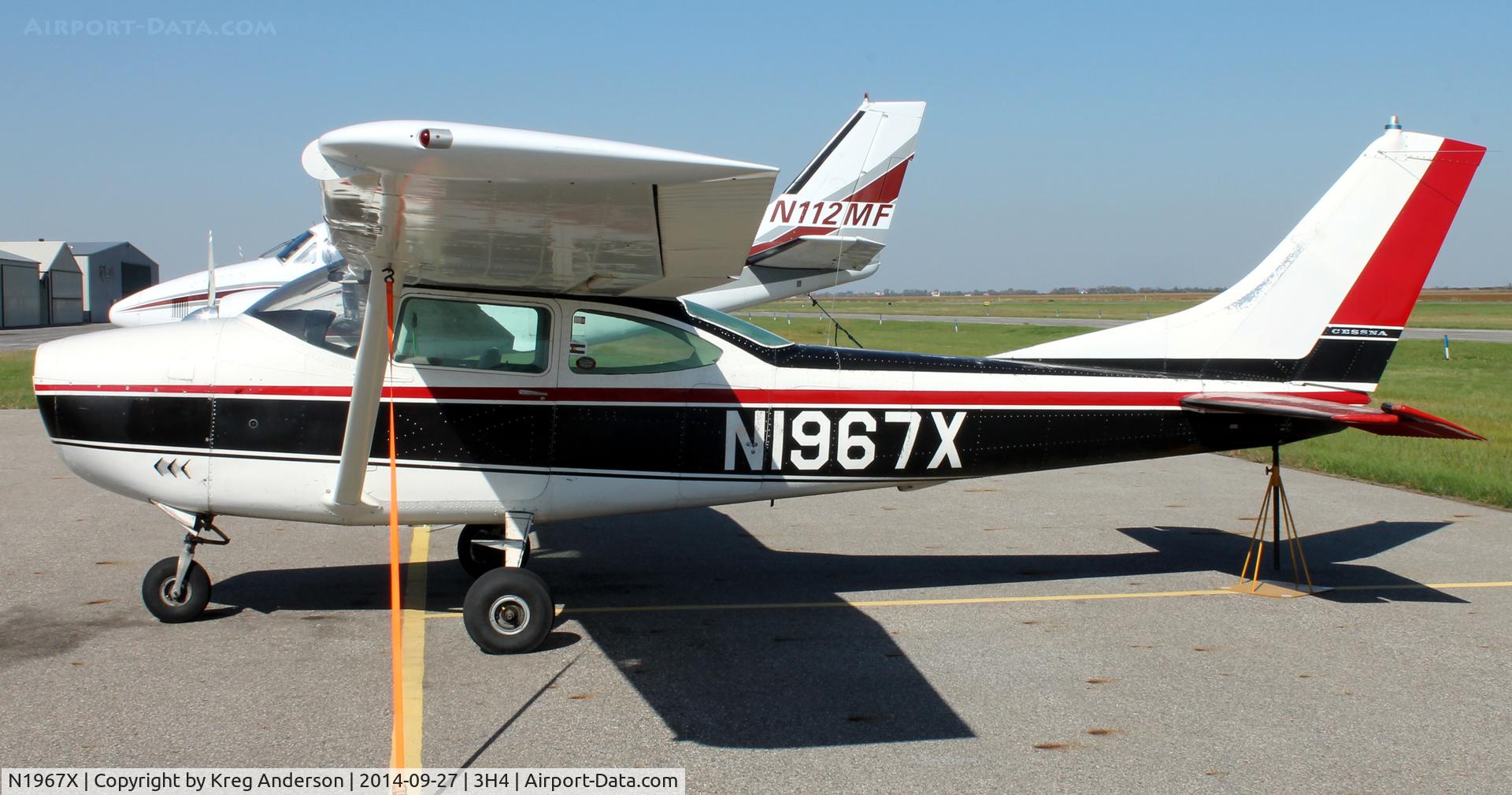 N1967X, 1965 Cessna 182H Skylane C/N 18256067, Cessna 182H Skylane on the line in Hillsboro, ND.