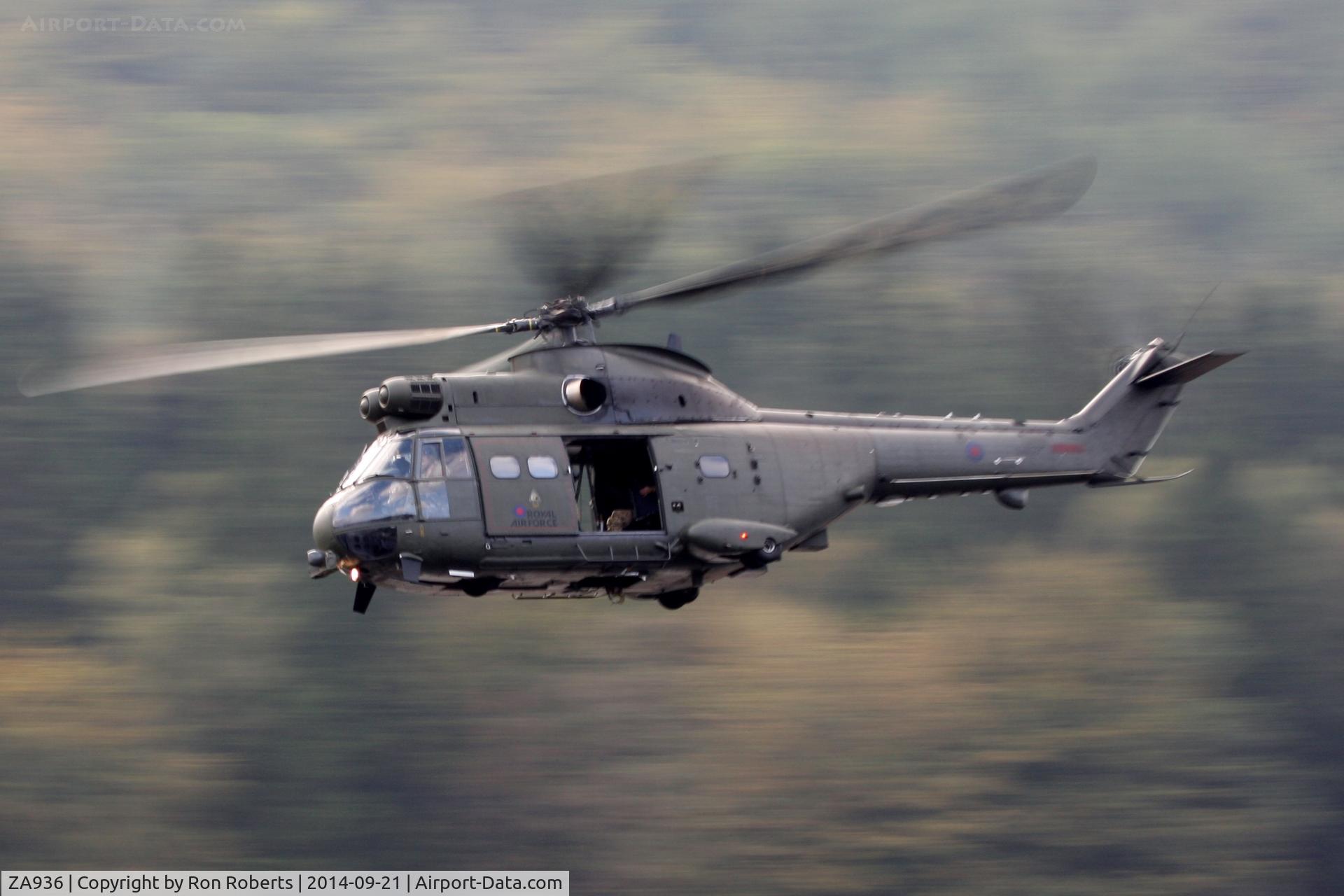 ZA936, Westland Puma HC.2 C/N 1640, At Derwent Dam