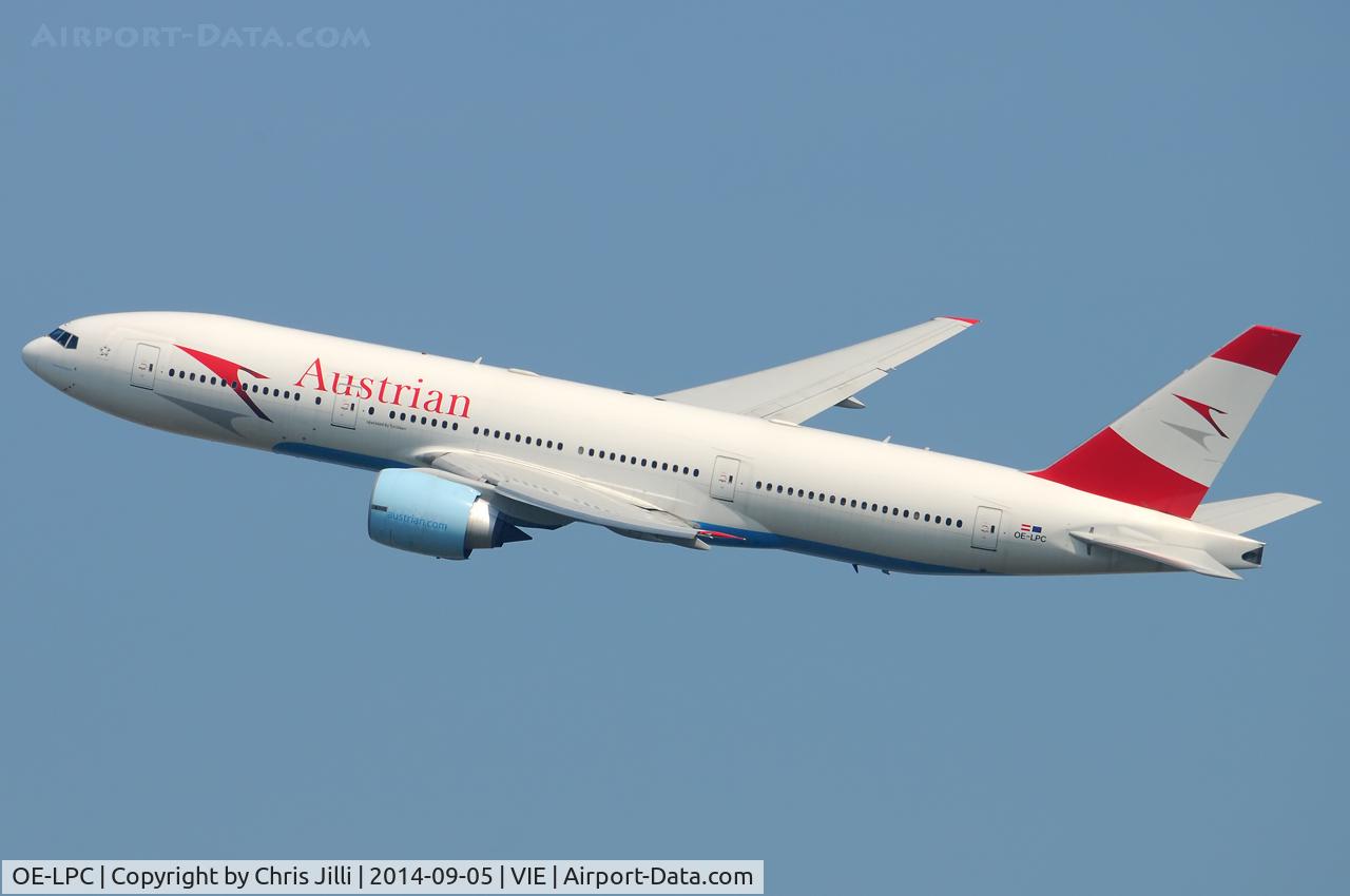 OE-LPC, 2002 Boeing 777-2Z9/ER C/N 29313, Austrian Airlines