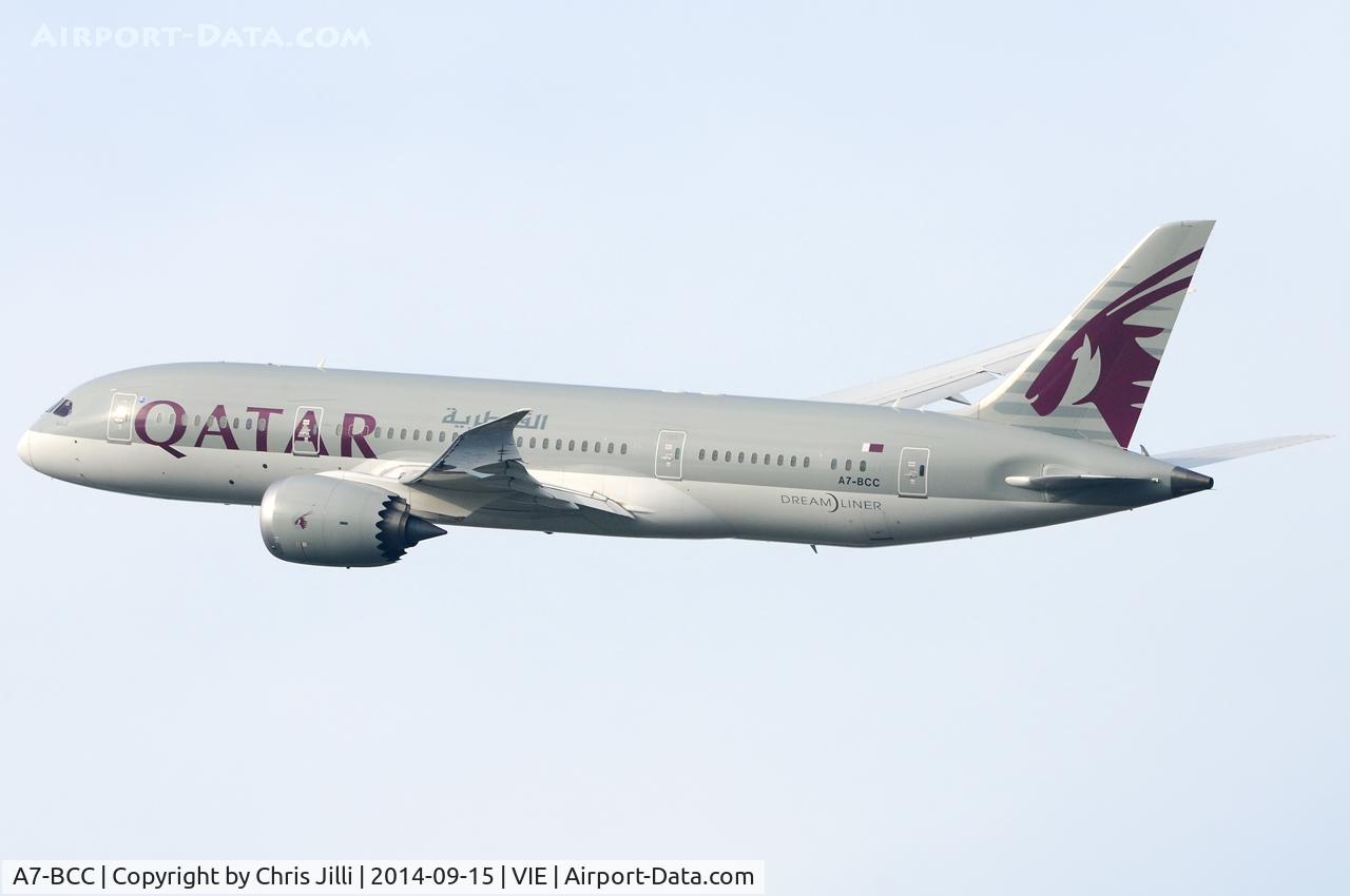 A7-BCC, 2012 Boeing 787-8 Dreamliner C/N 38321, Qatar Airways