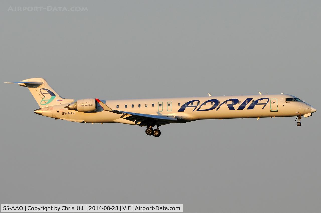 S5-AAO, 2008 Bombardier CRJ-900 NG (CL-600-2D24) C/N 15215, Adria Airways
