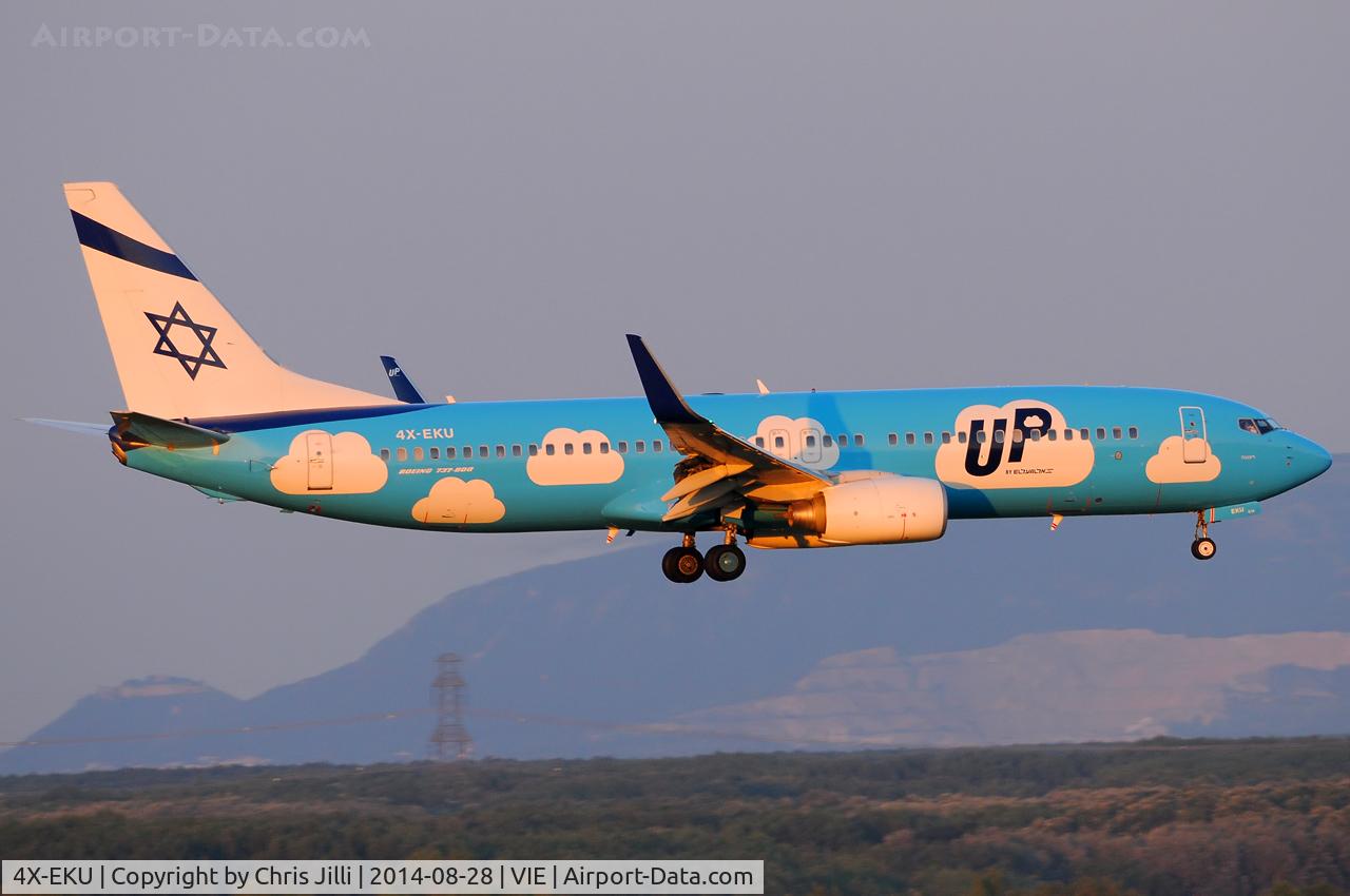 4X-EKU, 2006 Boeing 737-8Z9 C/N 33834, El Al UP