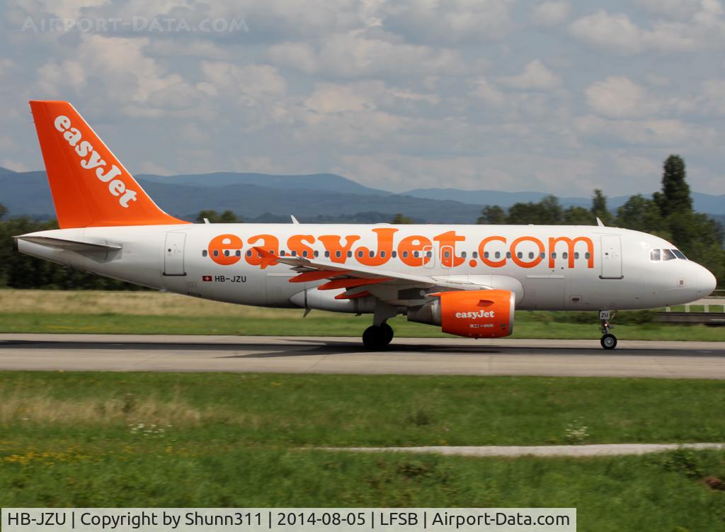 HB-JZU, 2005 Airbus A319-111 C/N 2402, Landing rwy 16