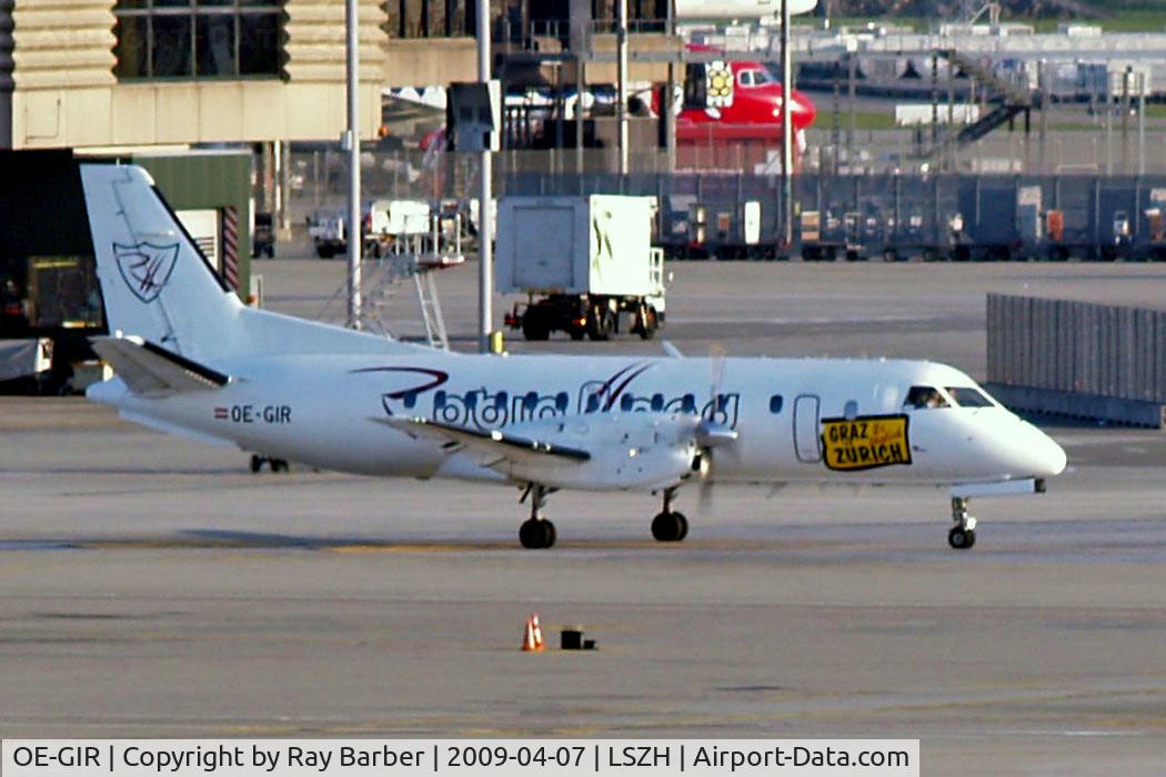 OE-GIR, 1988 Saab SF340A C/N 340A-134, SAAB-Scania SF.340A [134] (Robin Hood Aviation) Zurich~HB 07/04/2009