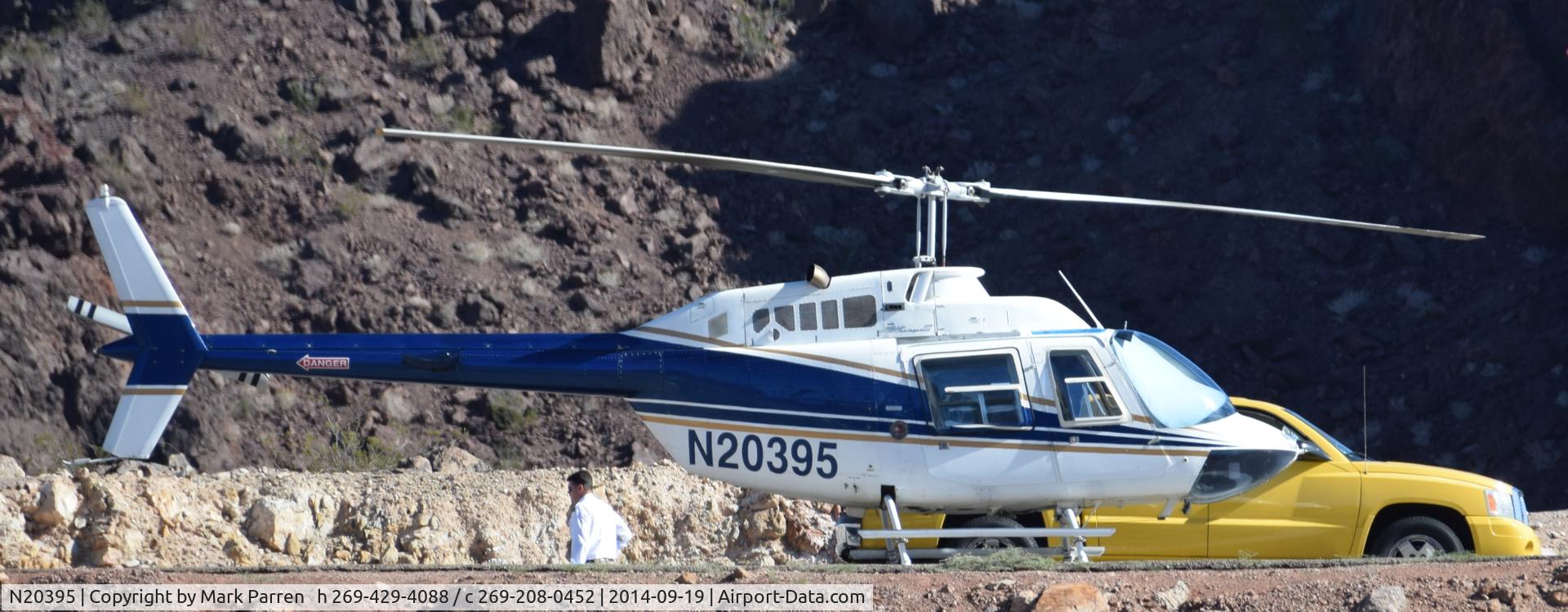 N20395, 1981 Bell 206B JetRanger III C/N 3301, Hoover Dam tours.