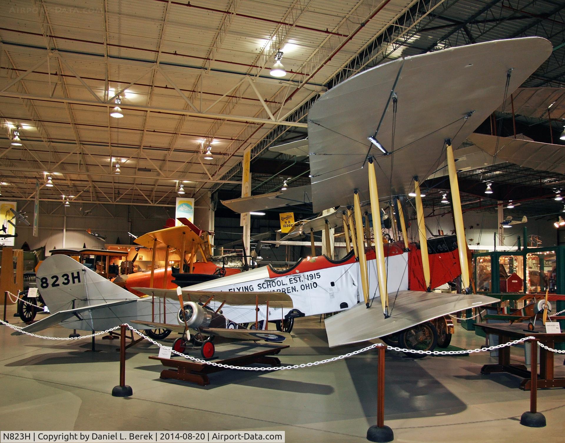 N823H, 1917 Standard J-1 C/N 0000, On loan from the Henry Ford Museum, this beautiful aircraft is seen on display at the Glenn H. Curtiss Museum, Hammondsport, NY.