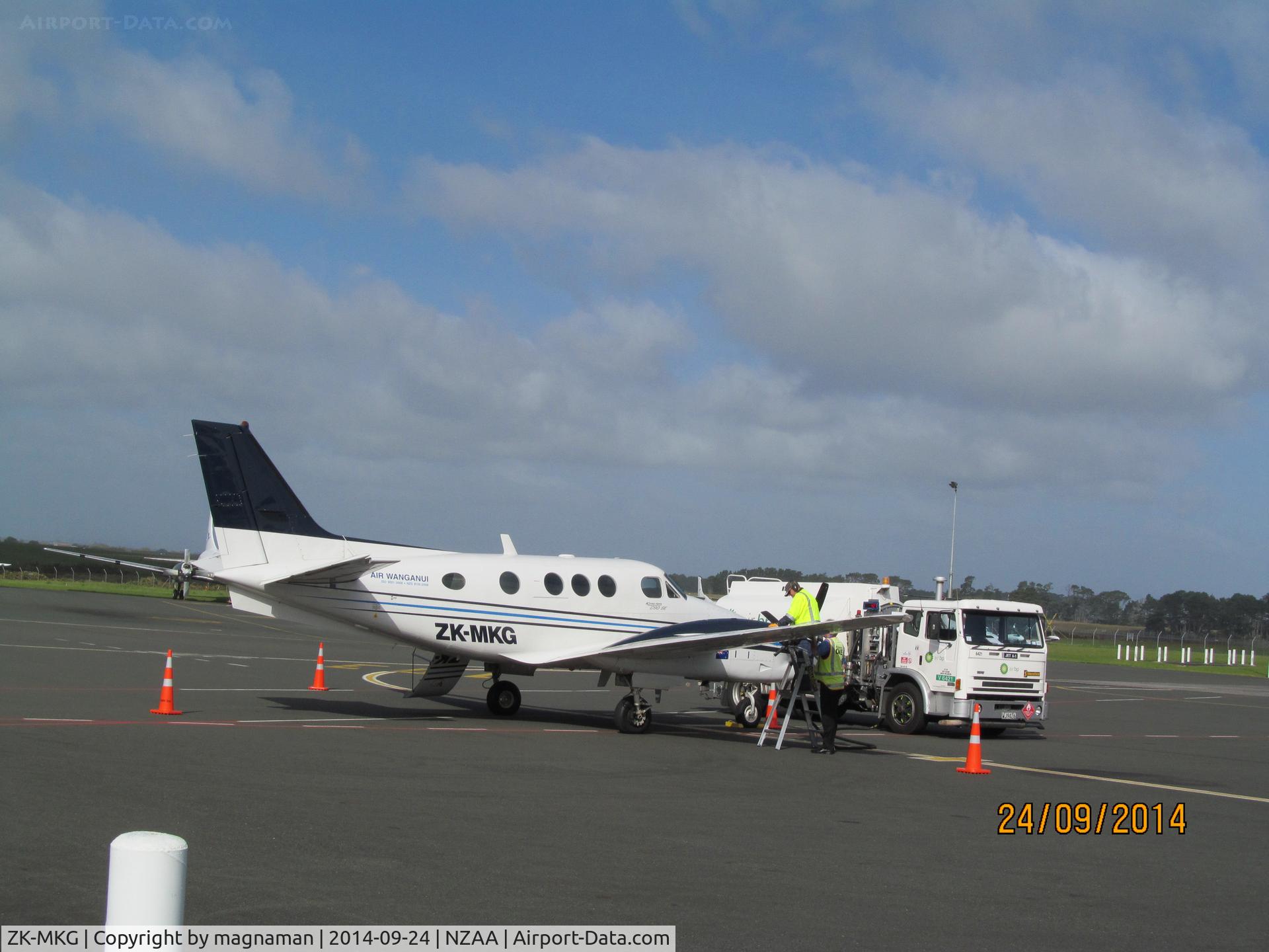 ZK-MKG, 1994 Beech C90A King Air C/N LJ-1367, Regular visitor to AKL
