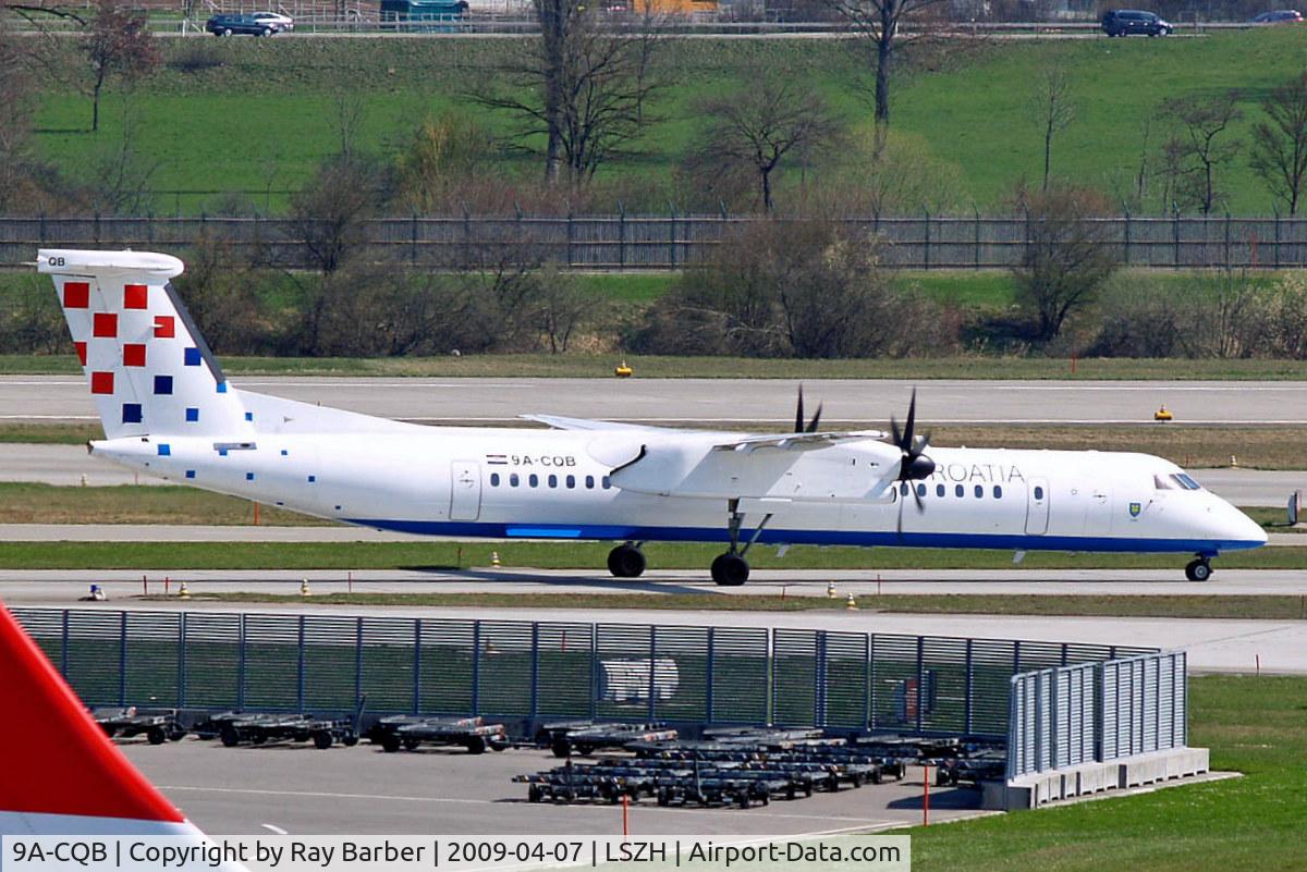 9A-CQB, 2008 De Havilland Canada DHC-8-402Q Dash 8 C/N 4211, De Havilland Canada DHC-8Q-402 Dash 8 [4211] (Croatia Airlines) Zurich~HB 07/04/2009