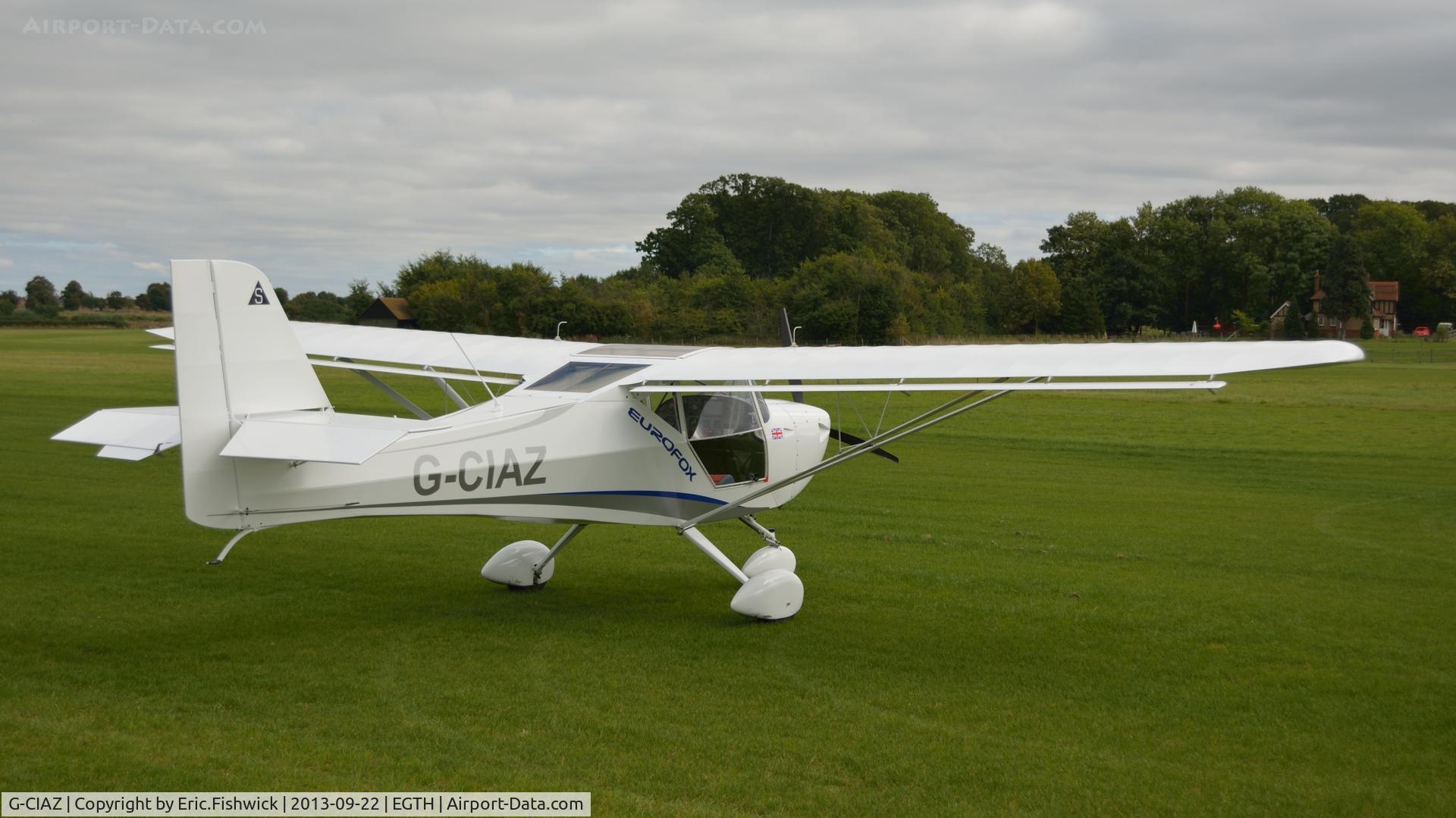 G-CIAZ, 2013 Aeropro Eurofox 912(1) C/N BMAA/HB/631, 2. G-CIAZ at the Shuttleworth Uncovered Air Display, Sept. 2013