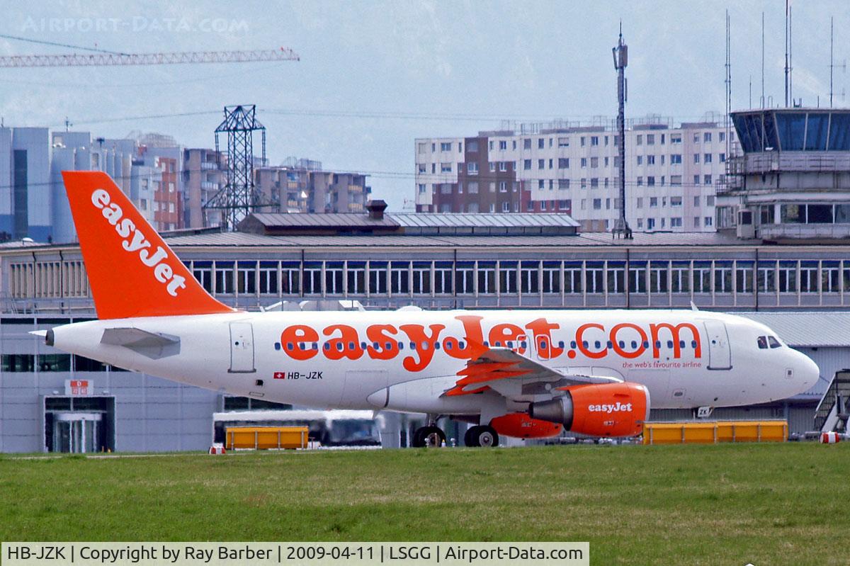 HB-JZK, 2004 Airbus A319-111 C/N 2319, Airbus A319-111 [2319] (EasyJet Switzerland) Geneva~HB 11/04/2009