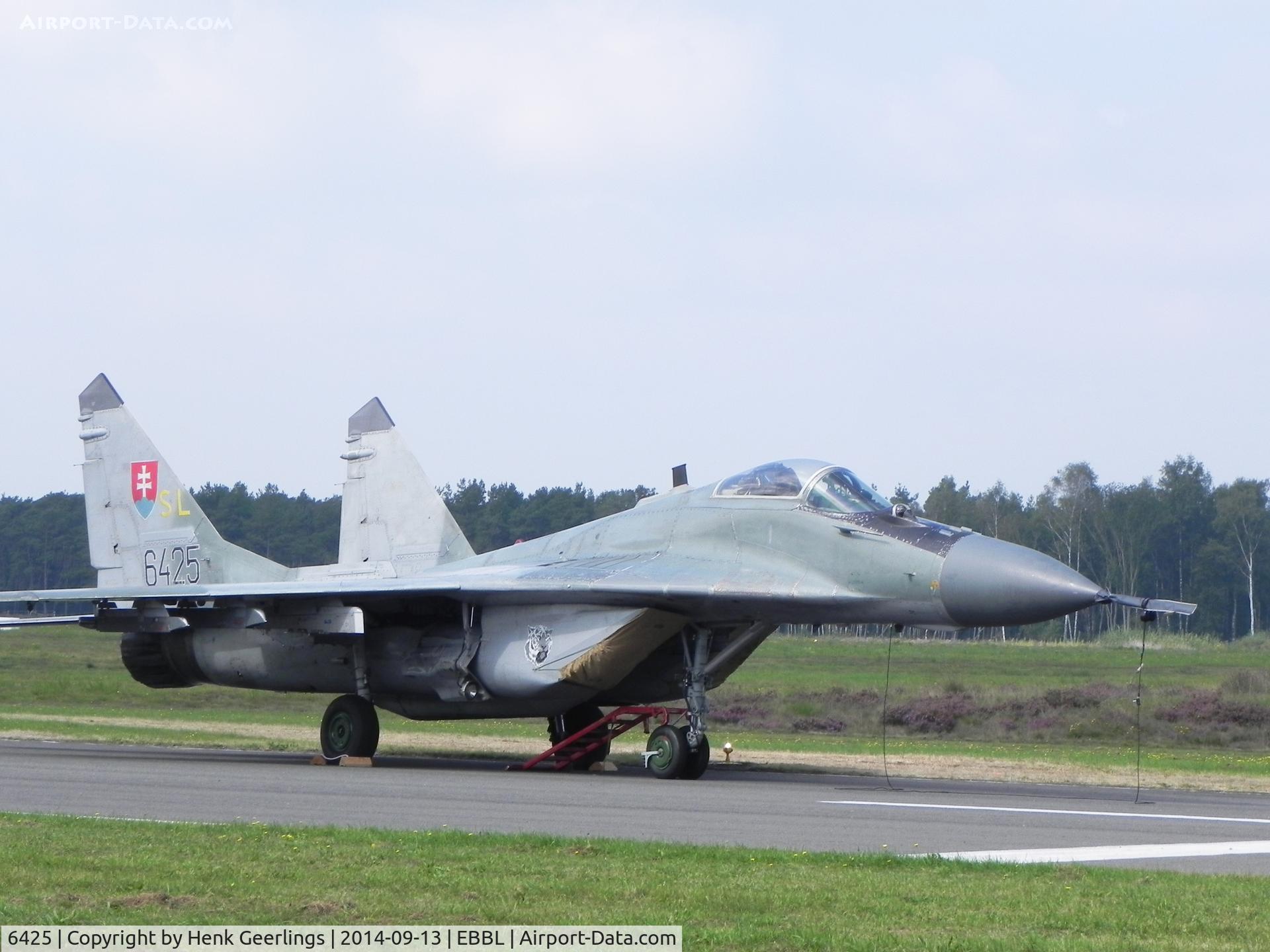 6425, Mikoyan-Gurevich MiG-29 C/N 36064, Belgian AF Days