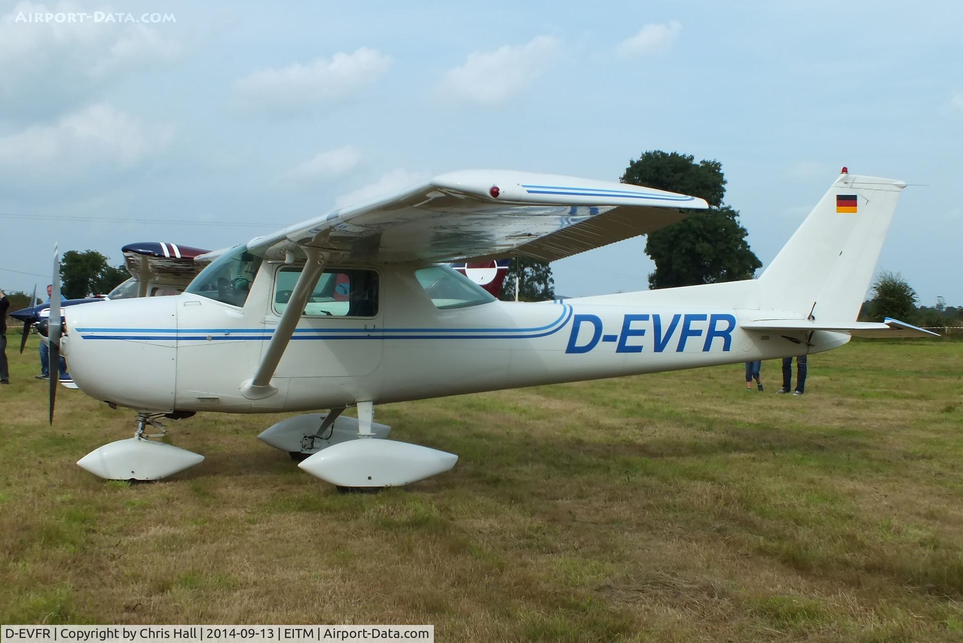 D-EVFR, Cessna 150J C/N 15070974, at the Trim airfield fly in, County Meath, Ireland