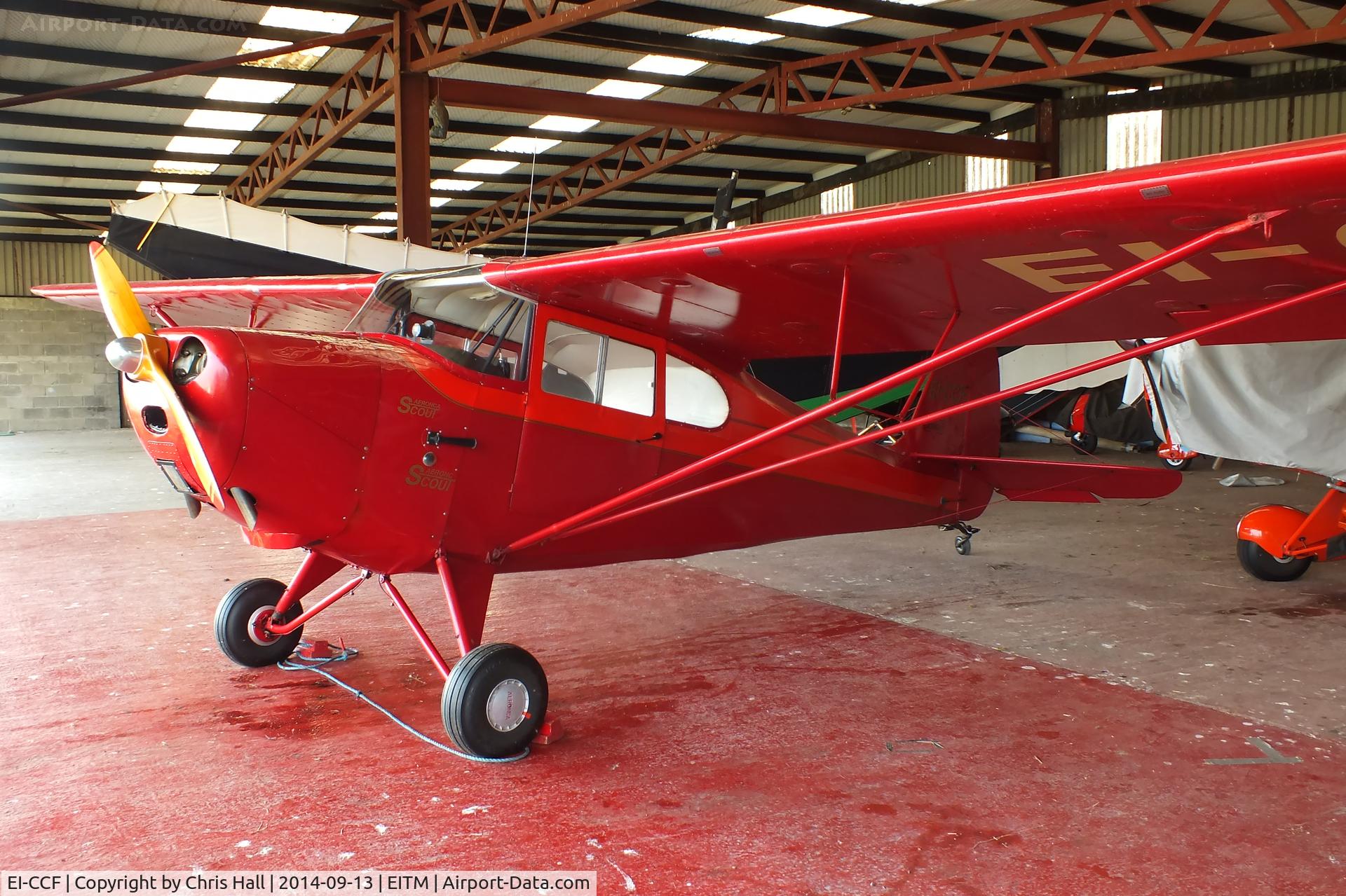 EI-CCF, 1947 Aeronca 11AC Chief Chief C/N 11AC-S-40, at the Trim airfield fly in, County Meath, Ireland