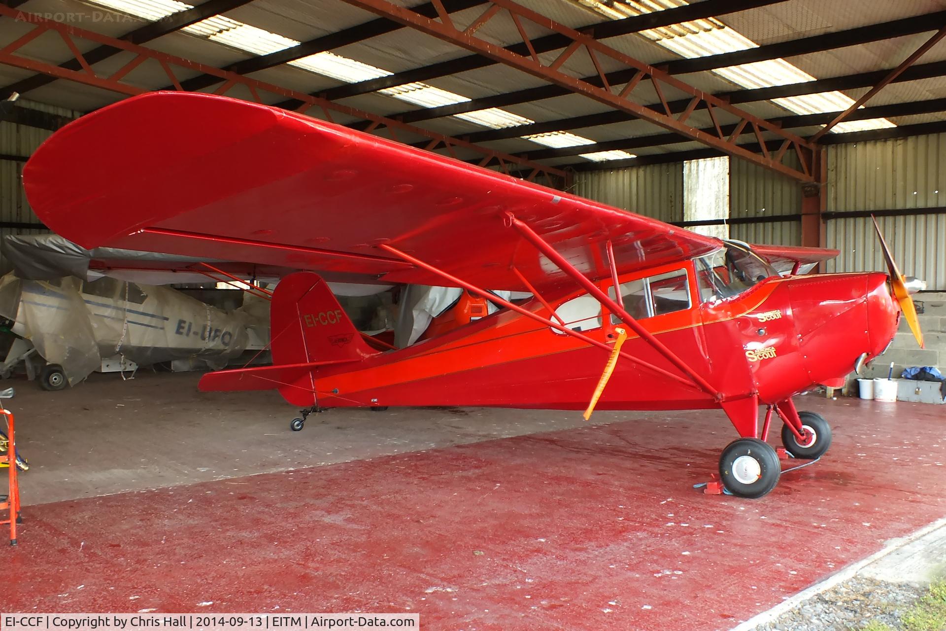 EI-CCF, 1947 Aeronca 11AC Chief Chief C/N 11AC-S-40, at the Trim airfield fly in, County Meath, Ireland