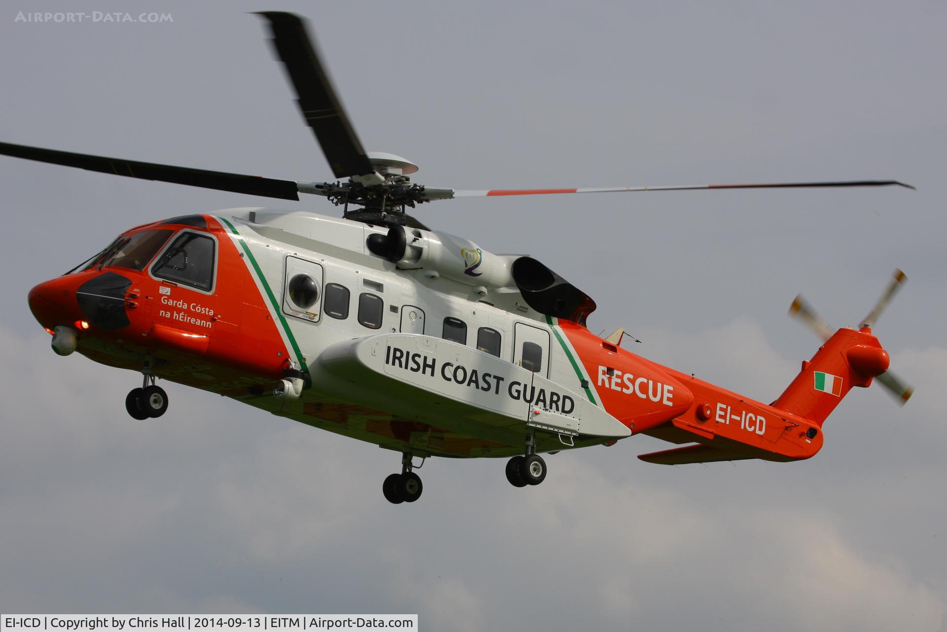 EI-ICD, 2007 Sikorsky S-92A C/N 920052, at the Trim airfield fly in, County Meath, Ireland