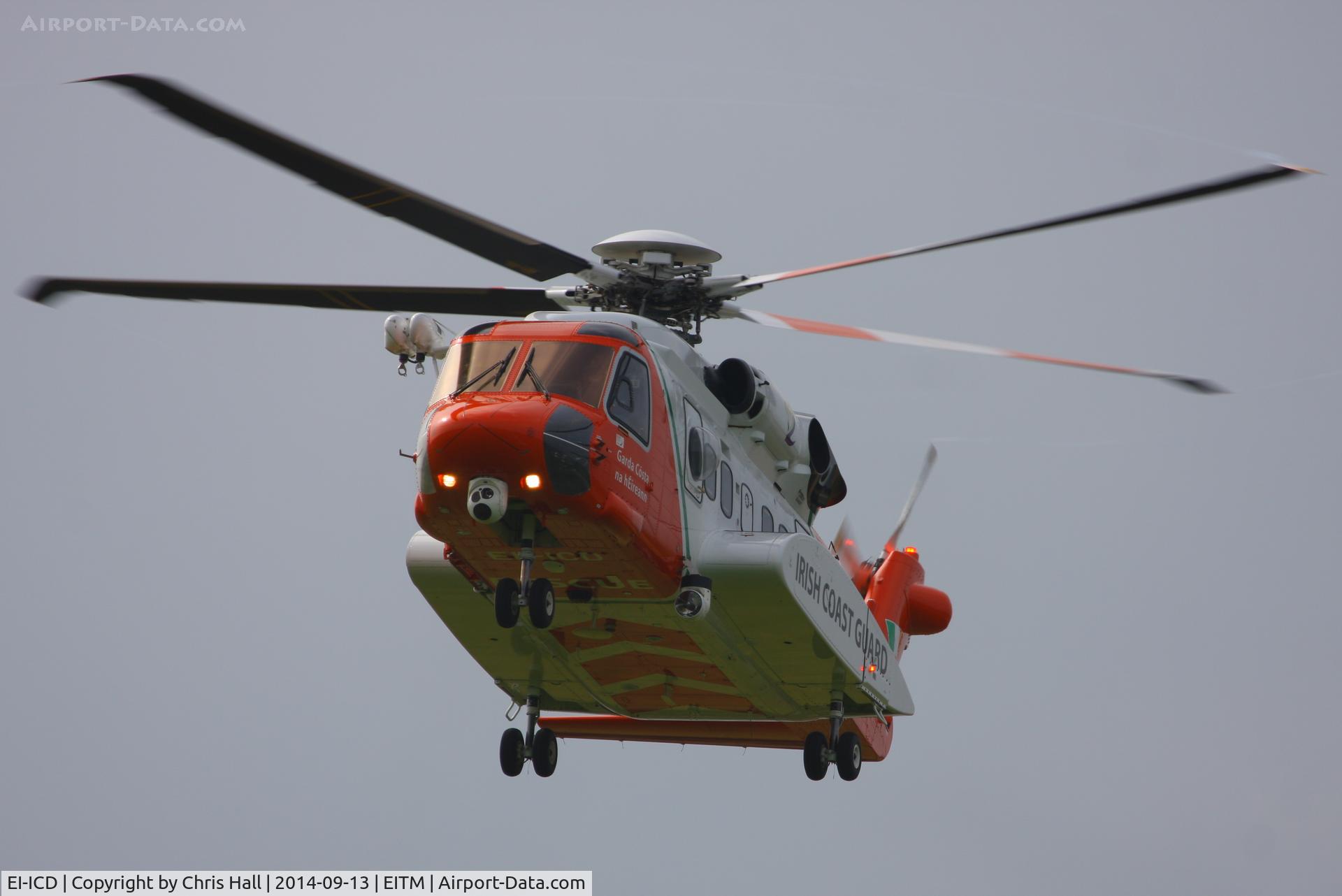 EI-ICD, 2007 Sikorsky S-92A C/N 920052, at the Trim airfield fly in, County Meath, Ireland
