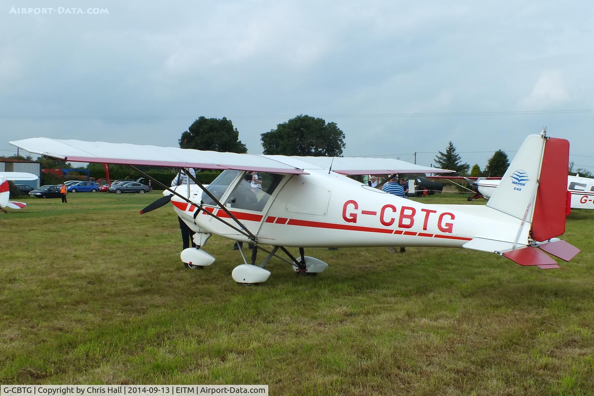 G-CBTG, 2002 Comco Ikarus C42 FB UK C/N PFA 322-13849, at the Trim airfield fly in, County Meath, Ireland