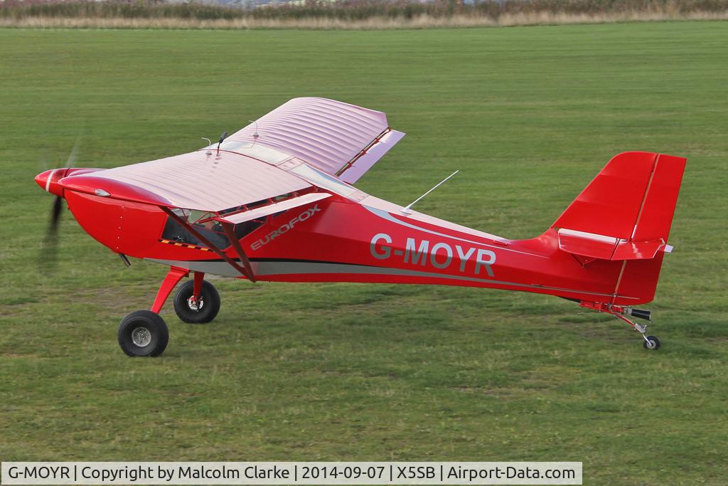 G-MOYR, 2013 Aeropro Eurofox 912(S) C/N LAA 376-15172, Aeropro Eurofox 912(S), Sutton Bank, North Yorkshire, September 7th 2014.