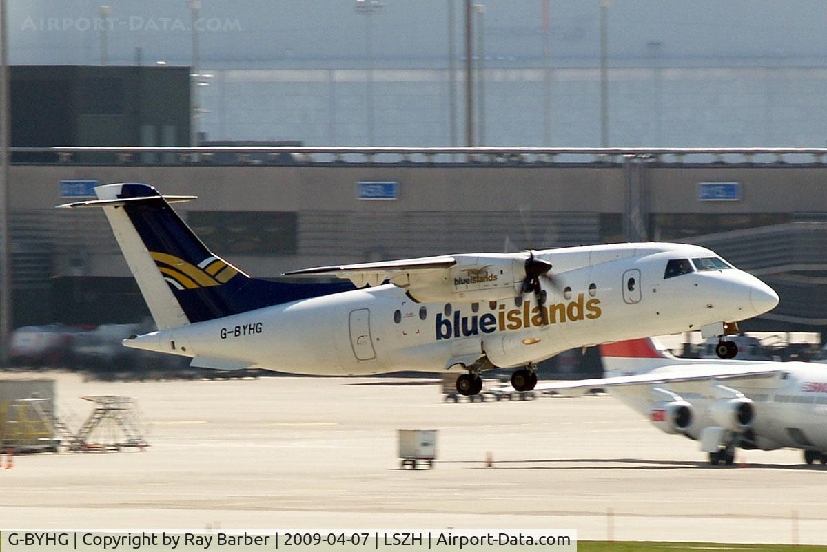 G-BYHG, 1998 Dornier 328-100 C/N 3098, Dornier Do-328-110 [3098] (blueislands) Zurich~HB 07/04/2009