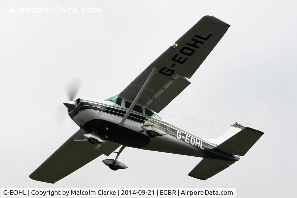 G-EOHL, 1968 Cessna 182L Skylane C/N 182-59279, Cessna 182L Skylane at the Real Aeroplane Club's Helicopter Fly-In, Breighton Airfield, North Yorkshire, September 21st 2014.