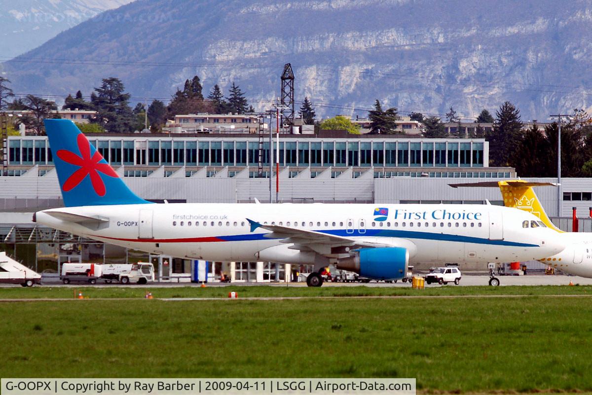 G-OOPX, 2004 Airbus A320-214 C/N 2180, Airbus A320-214 [2180] (First Choice Airways) Geneva~HB 11/04/2009