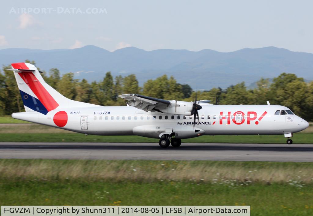 F-GVZM, 1999 ATR 72-212A C/N 590, Landing rwy 16
