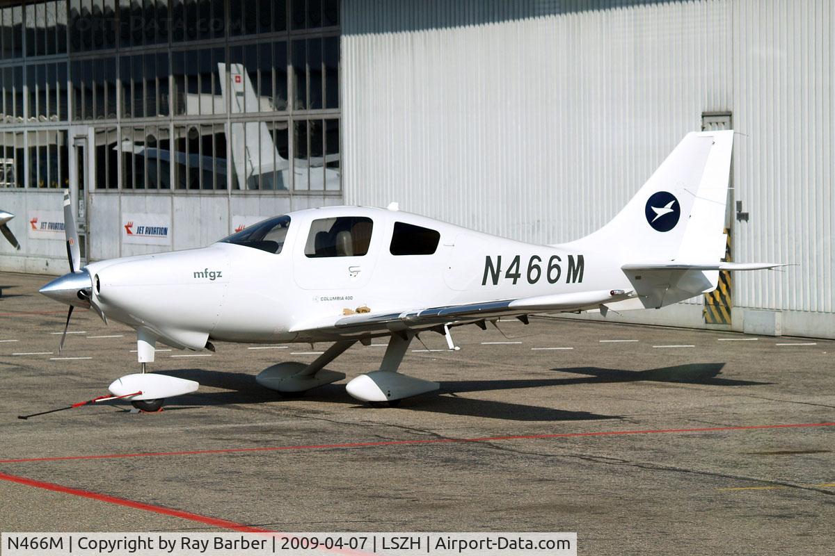 N466M, 2007 Columbia Aircraft Mfg LC-41-550FG Columbia 400 C/N 41780, Neico Lancair LC-41-550FG Columbia 400 [41780] Zurich~HB 07/04/2009