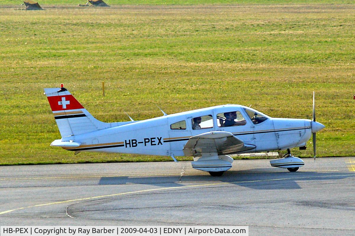 HB-PEX, 1980 Piper PA-28-161 C/N 28-8016295, Piper PA-28-161 Warrior II [28-8016295] Friedrichshafen~D 03/04/2009