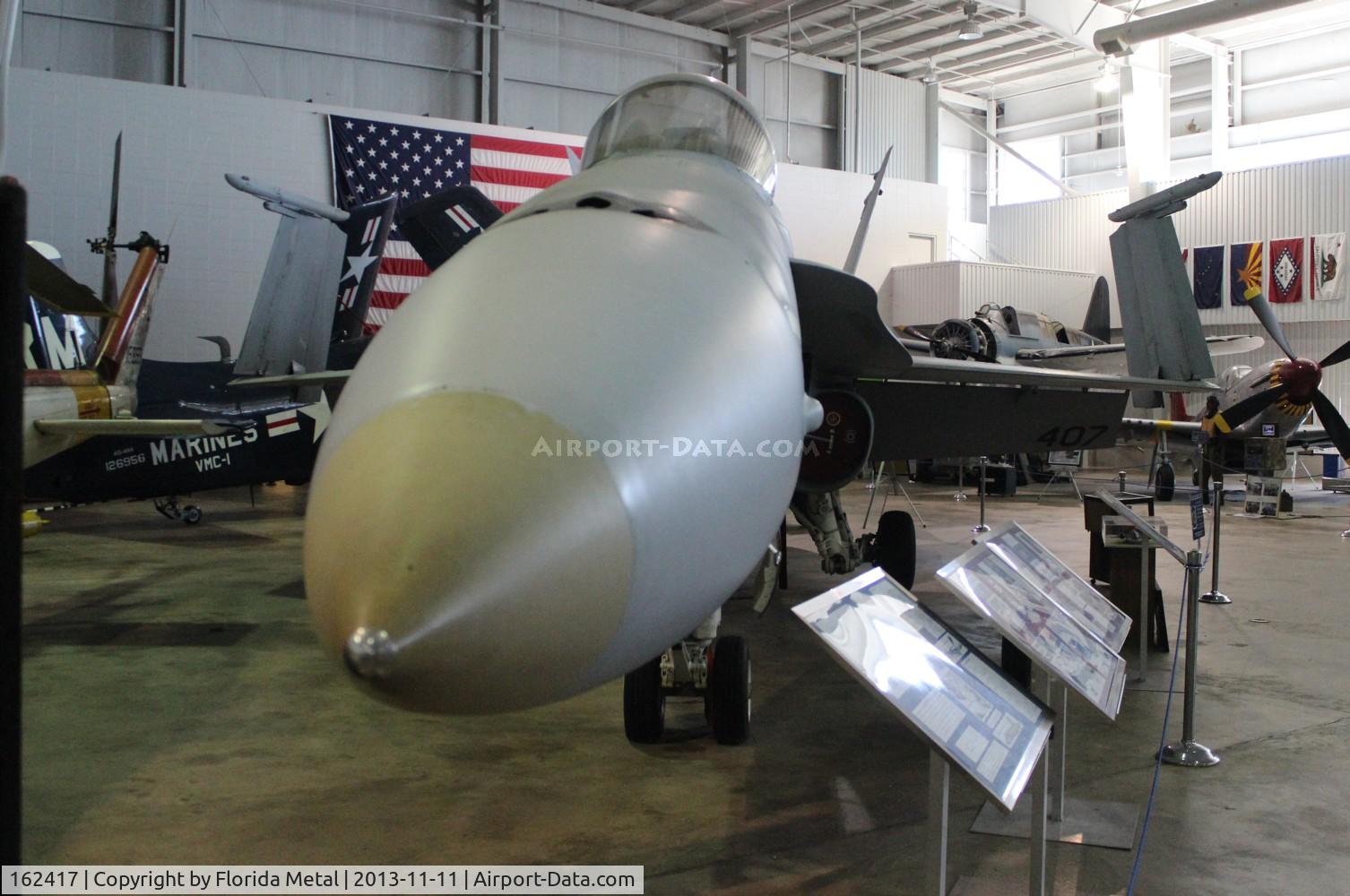 162417, McDonnell Douglas F/A-18A Hornet C/N 0253/A202, F/A-18A Hornet at Battleship Alabama