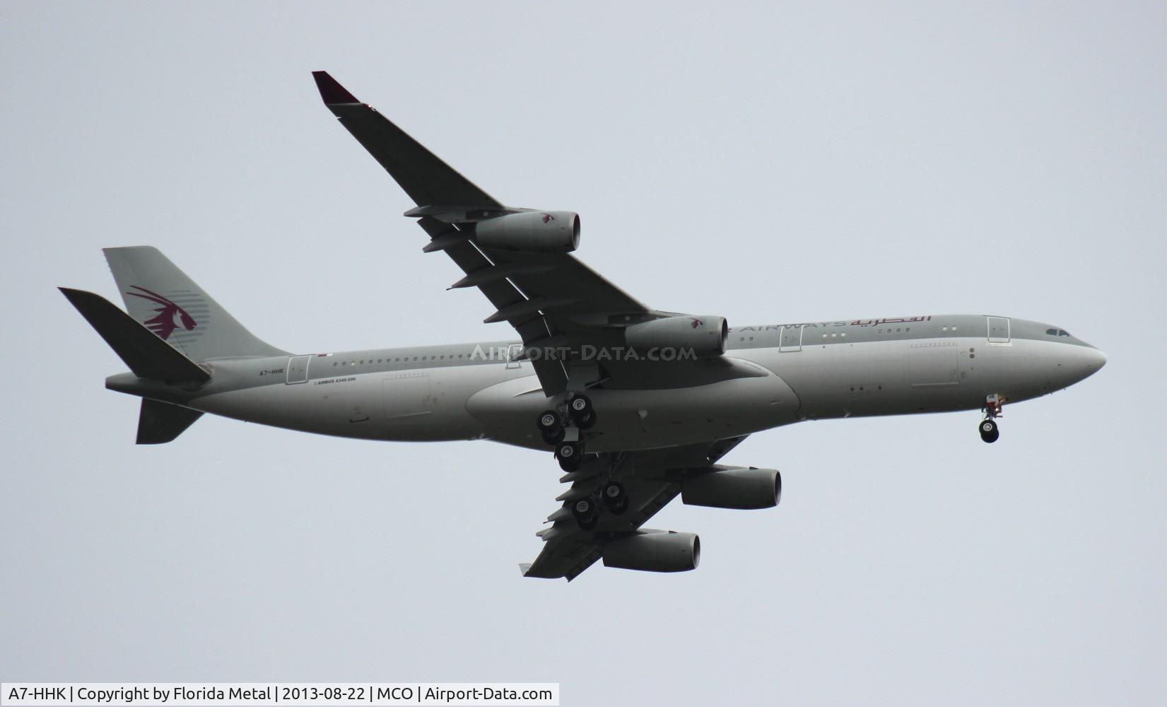 A7-HHK, 1993 Airbus A340-211 C/N 026, Qatar A340-200