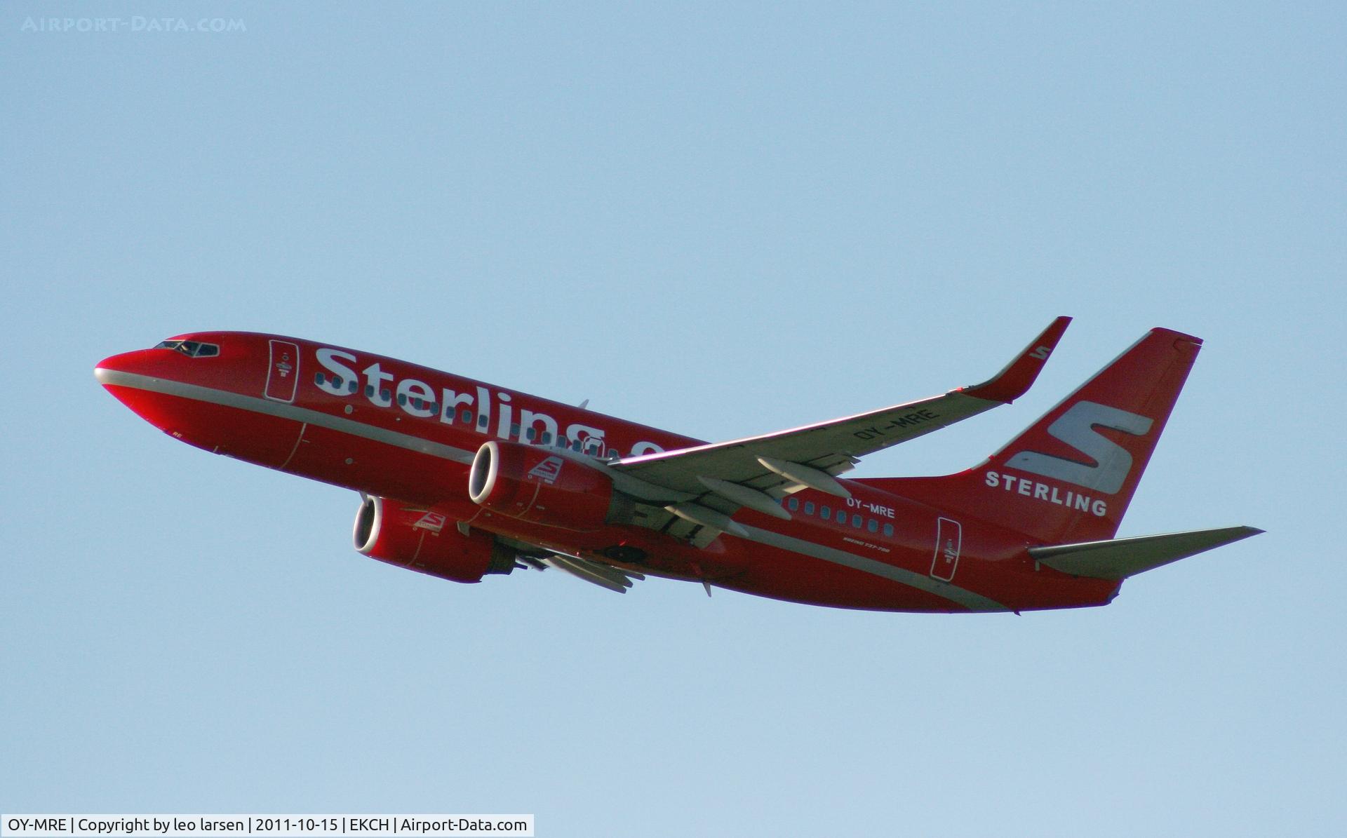 OY-MRE, 1999 Boeing 737-7L9 C/N 28008, Copenhagen Kastrup 15.10.11