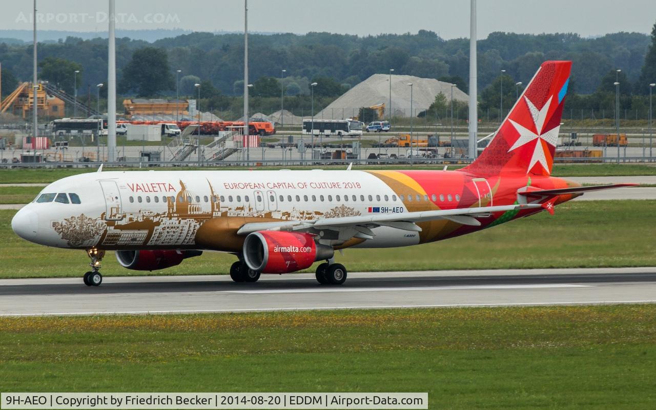 9H-AEO, 2006 Airbus A320-214 C/N 2768, departure from München