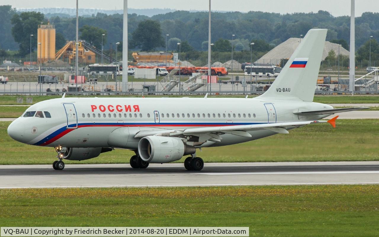 VQ-BAU, 2002 Airbus A319-111 C/N 1851, departure from München