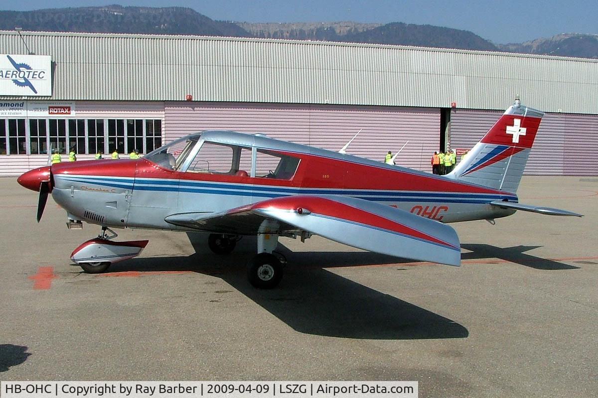 HB-OHC, 1966 Piper PA-28-180 Cherokee C/N 28-3623, Piper PA-28-180 Cherokee C [28-3623] Grenchen~HB 09/04/2009