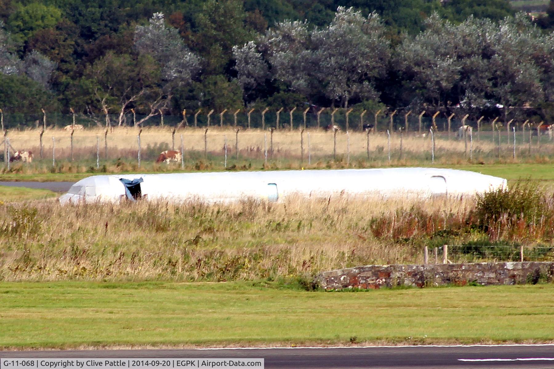 G-11-068, 1986 British Aerospace ATP C/N 2068, Unfinished ATP airframe in use as a training aid close to the former BAe factory at Prestwick