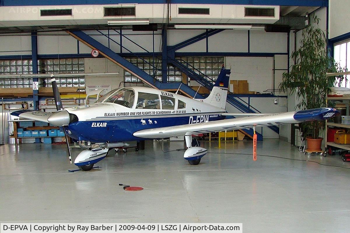 D-EPVA, 1973 Piper PA-28-180 Cherokee C/N 28-7305352, Piper PA-28-180 Cherokee [28-7305352] (Elkair) Grenchen~HB 09/04/2009