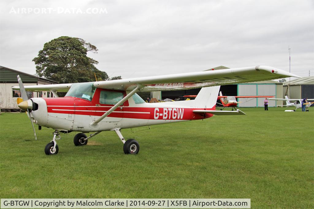 G-BTGW, 1979 Cessna 152 C/N 15279812, Cessna 152, Fishburn Airfield UK, September 27th 2014.