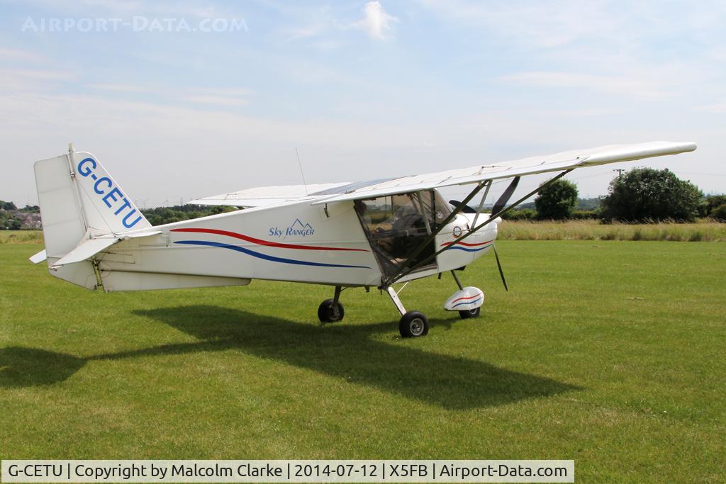 G-CETU, 2007 Skyranger Swift 912S(1) C/N BMAA/HB/551, Skyranger Swift 912S(1), Fishburn Airfield UK, July 12th 2014.