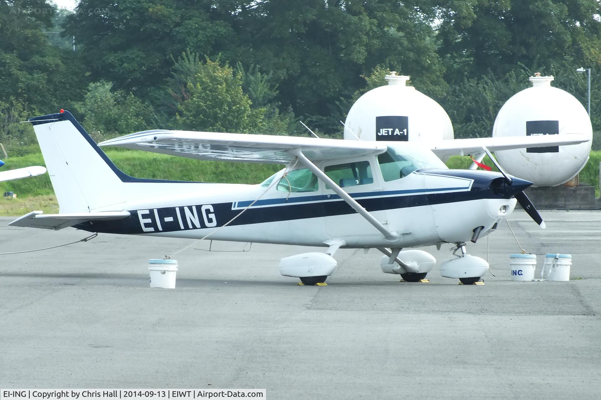 EI-ING, 1981 Reims F172P Skyhawk C/N F172-02084, at Weston Airport, Ireland