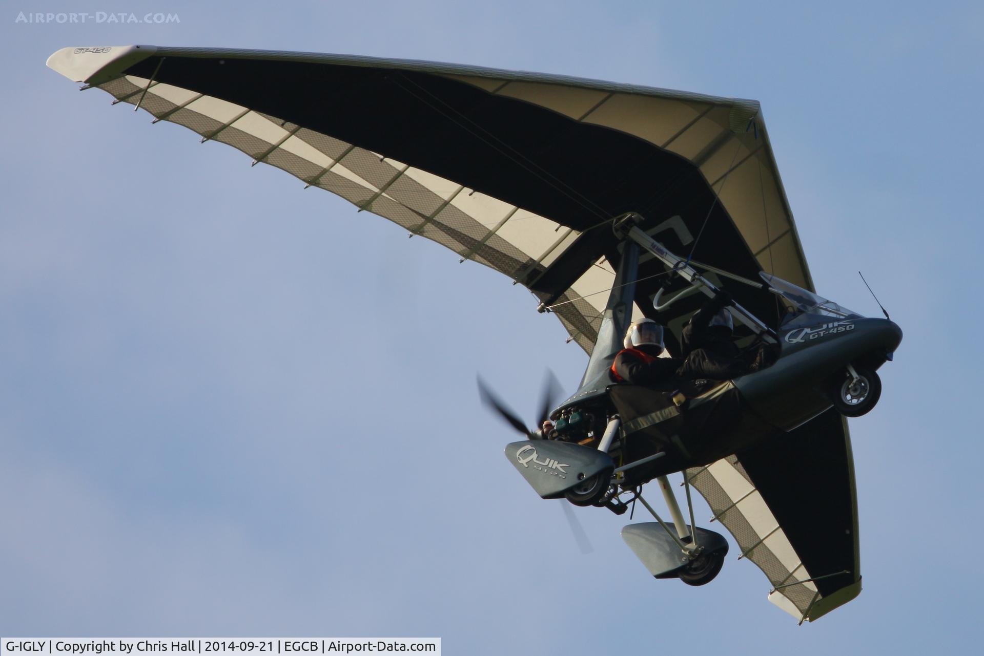G-IGLY, 2008 P&M Aviation Quik GT450 C/N 8372, visitor at Barton