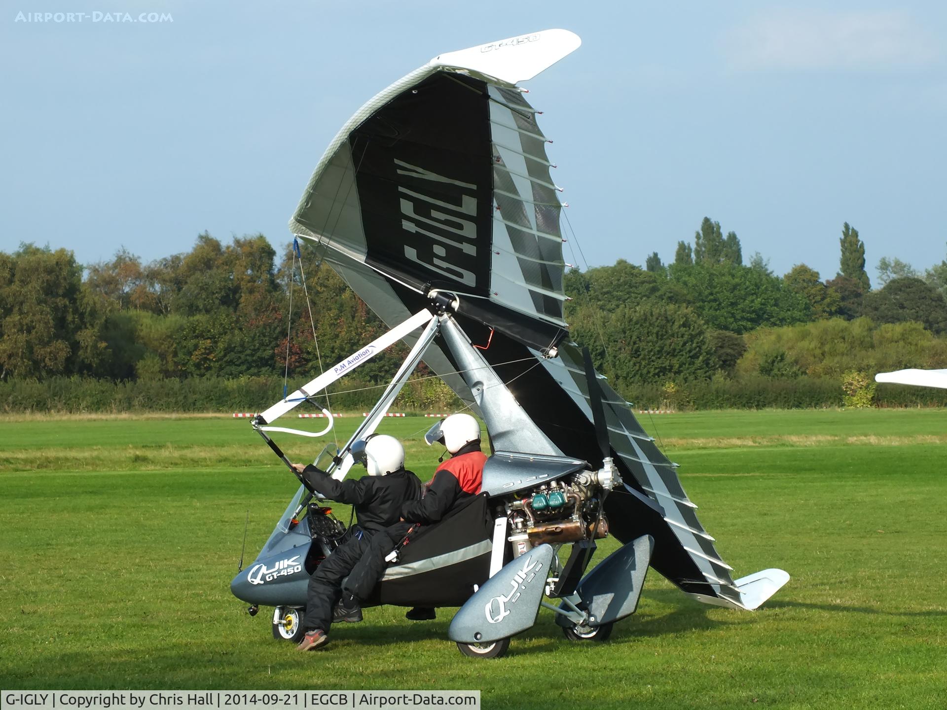 G-IGLY, 2008 P&M Aviation Quik GT450 C/N 8372, visitor at Barton