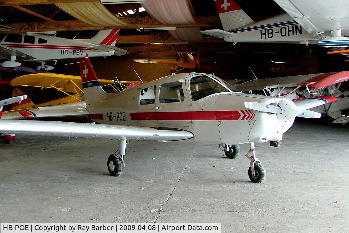 HB-POE, Piper PA-28-161 Cadet C/N 2841296, Piper PA-28-161 Cadet [2841296] Fricktal-Schupfart ~HB 08/04/2009
