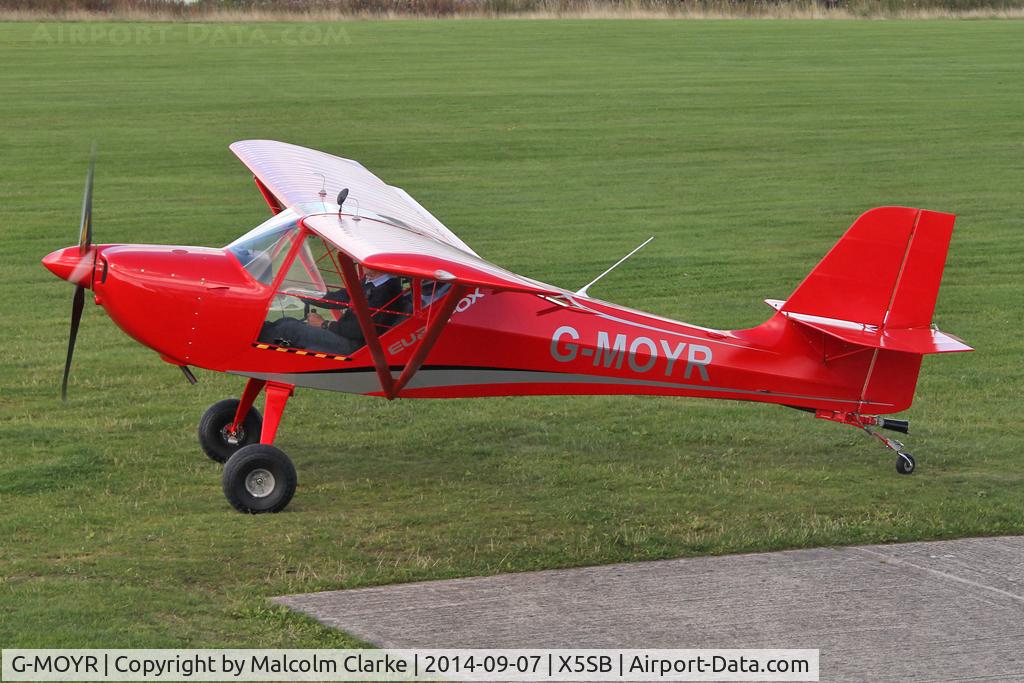 G-MOYR, 2013 Aeropro Eurofox 912(S) C/N LAA 376-15172, Aeropro Eurofox 912(S), Sutton Bank North Yorkshire, September 7th 2014.