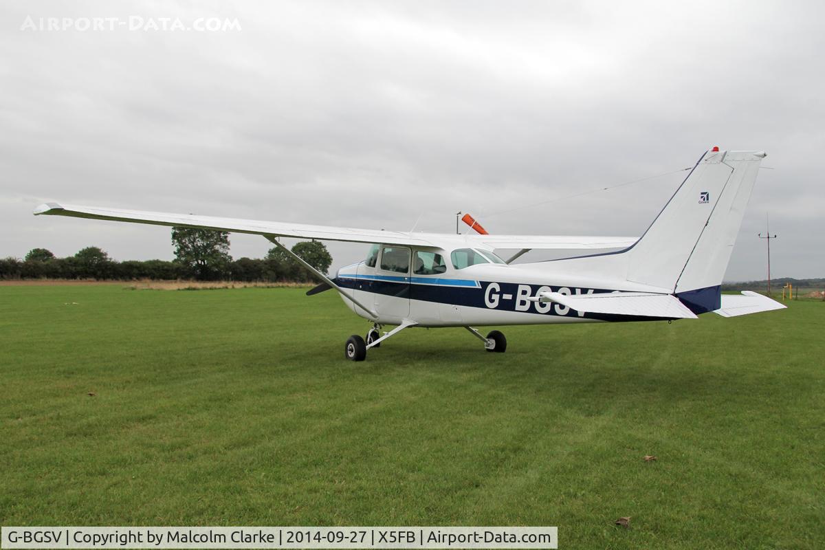 G-BGSV, 1979 Reims F172N Skyhawk C/N 1830, Reims F172N Skyhawk, Fishburn Airfield UK, September 27th 2014.