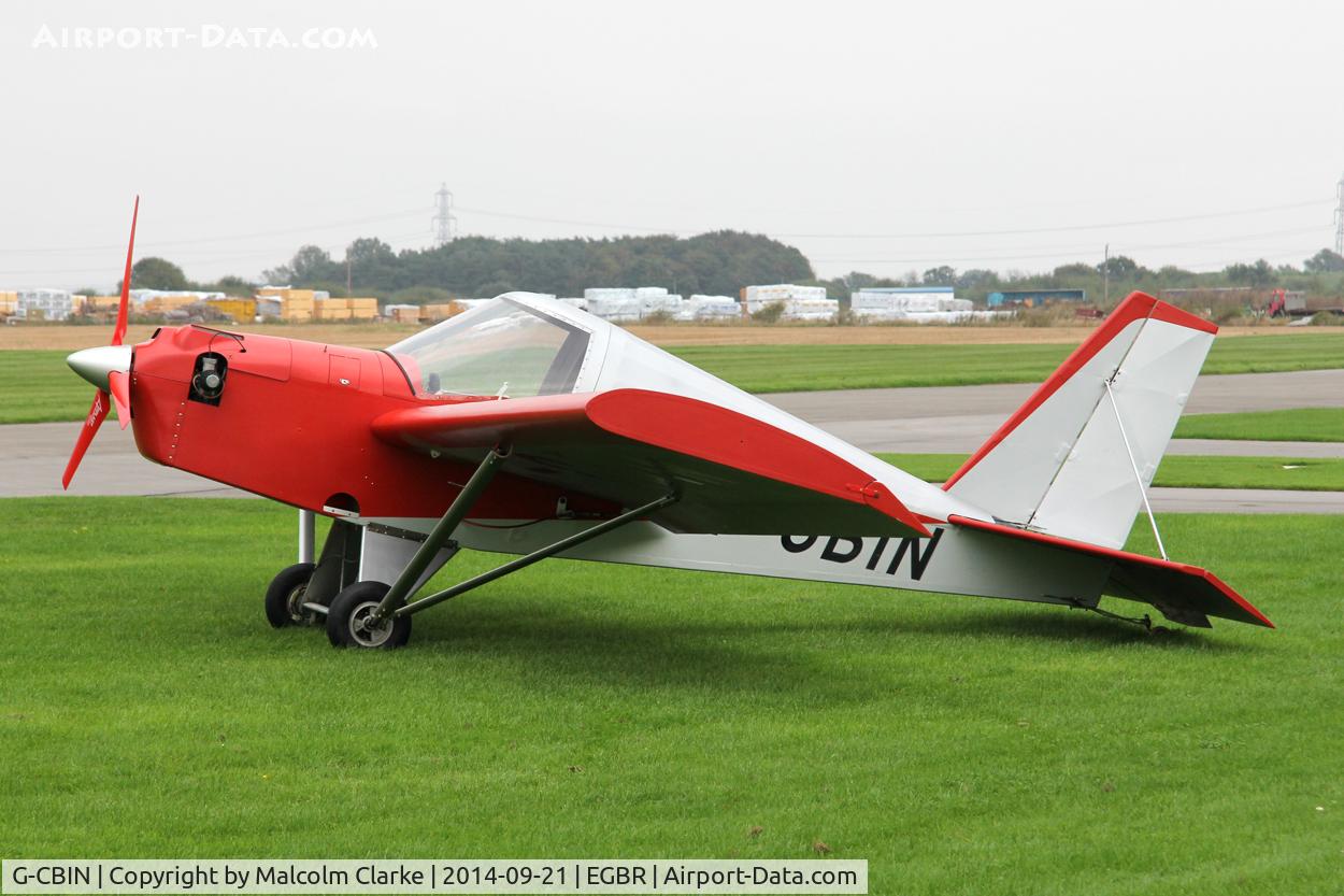 G-CBIN, 2002 Team Mini-Max 91 C/N PFA 186-13111, Team Mini-Max 91 at the Real Aeroplane Club's Helicopter Fly-In, Breighton Airfield, North Yorkshire, September 21st 2014.