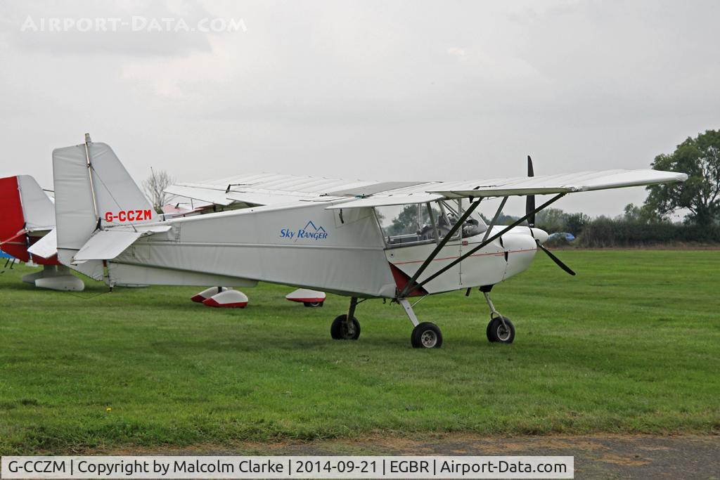 G-CCZM, 2004 Skyranger 912S(1) C/N BMAA/HB/372, Skyranger 912S(1) at the Real Aeroplane Club's Helicopter Fly-In, Breighton Airfield, North Yorkshire, September 21st 2014.