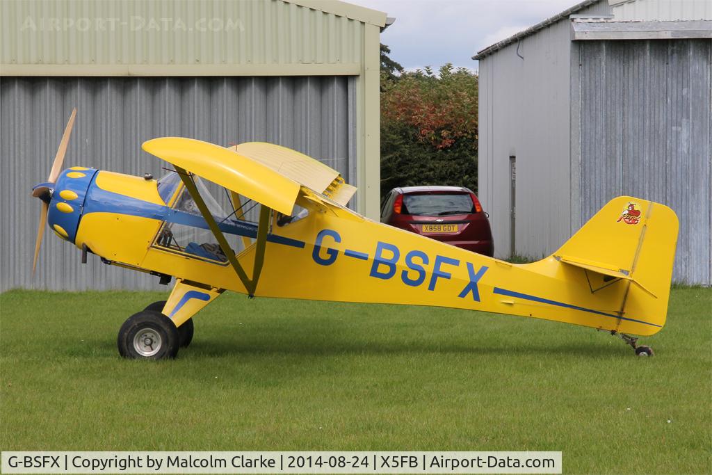 G-BSFX, 1990 Denney Kitfox Mk2 C/N PFA 172-11723, Denney Kitfox Mk2, Fishburn Airfield UK, August 24th 2014.